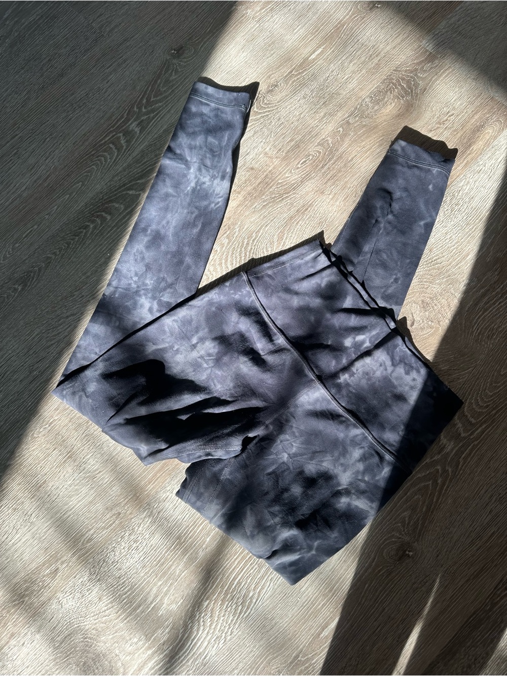 lululemon athletica Black Tie-Dye Leggings